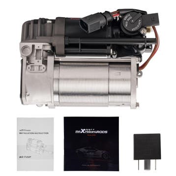 Luchtveringcompressor met relais voor Audi A6 C7 4G, A7 4G, Verzenden, Nieuw, Audi