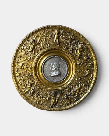 Decoratief ornament - Duitsland - Decoratief bord van pa, Antiek en Kunst