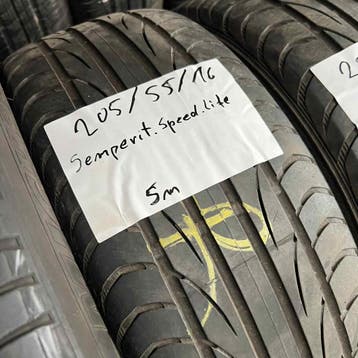 2 x Semperit Speed Life 205-55-16 Zomerbanden 5mm, Auto-onderdelen, Banden en Velgen, Gebruikt, 16 inch, Band(en), Personenwagen