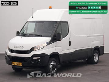 Iveco Daily 35C14 Dubbellucht L2H2 3,5t Trekhaak Airco Cruis, Stof, Gebruikt, Euro 6, Iveco
