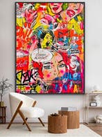 Joaquim Falco - LICHTENSTEIN WORLD XXL Fluor Paint.Hand, Antiek en Kunst