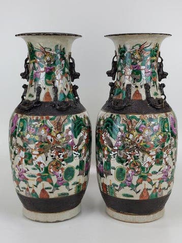 Vaas - Aardewerk - China - Qing Dynastie (1644-1911) -