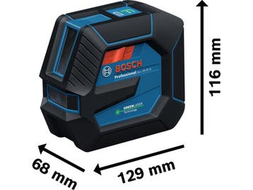 Bosch GLL 20-22 G - Lijnlaser - IP65 - Groene laserlijnen, Verzenden, Zo goed als nieuw