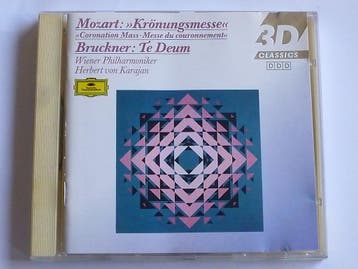 Mozart - Kronungsmesse / Bruckner - Te Deum - Herbert von Ka, Ophalen of Verzenden, Zo goed als nieuw