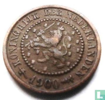 Nederland ½ cent 1900, Postzegels en Munten, Munten | Nederland, Verzenden, Overige waardes, Losse munt