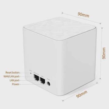Tenda Nova MW3 Mesh WiFi Systeem - Uitgebreide Dekking tot 2, Verzenden, Nieuw