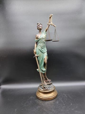 Beeld, XL Lady of Justice 53cm - 53 cm - Hars