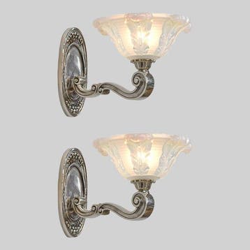 EZAN (Ets. Jean Gauthier) - a pair of opalescent French art