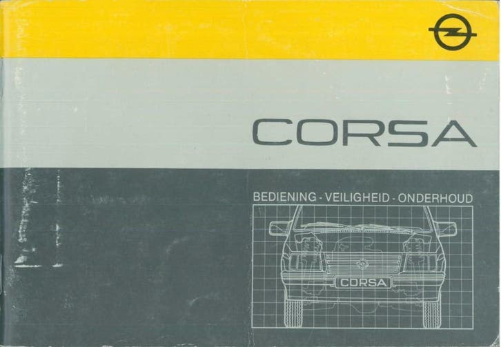 1987/88 Opel Corsa instructieboekje handleiding Nederland, Auto diversen, Handleidingen en Instructieboekjes, Verzenden