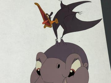 Don Bluth - Oorspronkelijke animatiecel van Littlefoot, zeer, Nieuw in verpakking