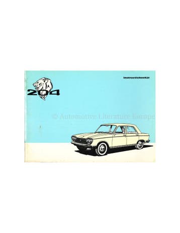 1974 PEUGEOT 204 SEDAN INSTRUCTIEBOEKJE NEDERLANDS, Auto diversen, Handleidingen en Instructieboekjes