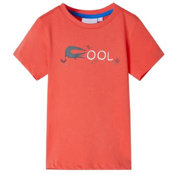 vidaXL Kindershirt met korte mouwen 128 lichtrood, Verzenden, Nieuw