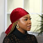 Fluwelen Durag / Velvet Du-rag / Do-rag / Bandana - Unisex -, Ophalen of Verzenden, Nieuw