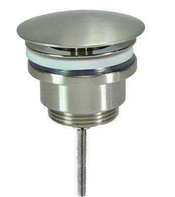 Luxe vaste afvoerplug 5/4 niet afsluitbaar, RVS-look -, Ophalen of Verzenden, Nieuw, Rvs, Bad