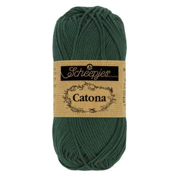 Scheepjes Catona 25g - 525 Fir - Haakgaren / Breigaren, Ophalen of Verzenden, Nieuw, Breien of Haken, Wol of Garen