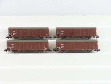 Minitrix N - 15663 - Modeltrein goederenwagonset (2) - 2x, Nieuw