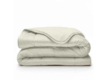 Veiling - Dekbed zonder Overtrek Velvet 200x200 Creme, Huis en Inrichting, Slaapkamer | Beddengoed, Nieuw