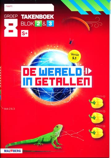 De Wereld  in Getallen versie 5.1 Takenboek blok 6 en 7 groe, Verzenden, Nieuw