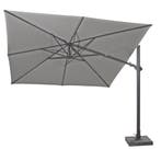 Siesta premium zweefparasol 300x300 cm charcoal 4 Seasons, Tuin en Terras, Parasols, Ophalen of Verzenden, Nieuw