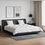 vidaXL Dekbed Set met kussen 3 pcs Wit Microfiber en Dons, Verzenden, Nieuw, Wit