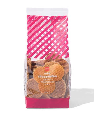 HEMA Mini stroopwafels XL 400g, Verzenden