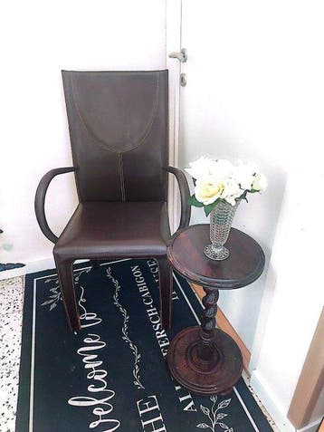 Arper - Stoel - Zadelleer - Design stoel