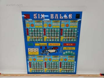 Frontplaat bingo/gokautomaat Wimi Six Balls, Tuin en Terras, Ophalen, Nieuw