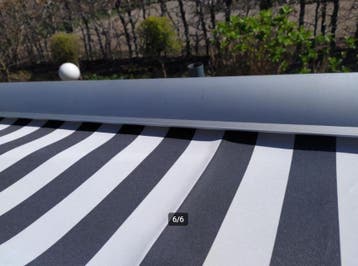 EXTREEM Voordelige Elektrische Zonneschermen met NIEUWE Doek, Elektrisch, Zo goed als nieuw, 250 cm tot 450 cm, Knikarmscherm
