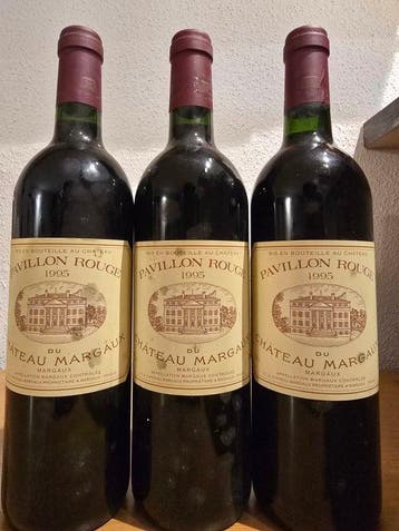 1995 Pavillon Rouge du Château Margaux, 2nd wine Ch. Margaux, Nieuw
