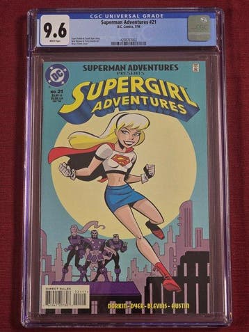 Superman Adventures #21 - 1 Graded comic - Eerste druk -, Boeken, Nieuw