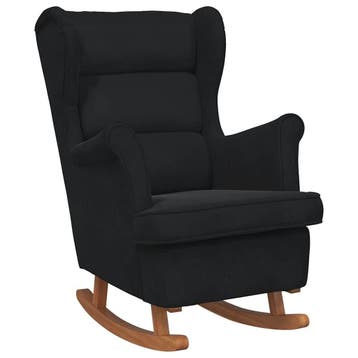 Relaxstoel XL Zwart Fluweel | 59% Korting, Ophalen of Verzenden
