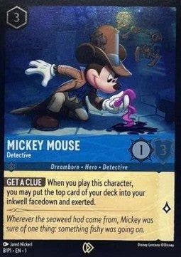 [8/P1] - MICKEY MOUSE - Detective - PROMO - ENG FOIL [M/NM], Ophalen of Verzenden, Nieuw