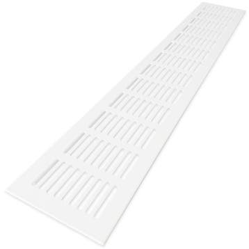 Ventilatiestrip aluminium LxH 500 x 80mm (G61-5008W), Verzenden, Nieuw