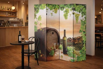 Kamerscherm wijnvat 180cm hoog - Nieuw, Verzenden, Nieuw