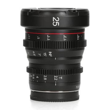 Meike MK-25mm T2.2 - Fujifilm X · 1 jaar garantie, Ophalen of Verzenden, Zo goed als nieuw