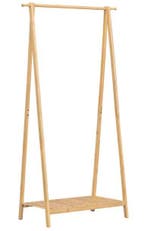 Bamboe Kledingrek met Schoenenplank – Vrijstaand Organizer, Verzenden, Nieuw