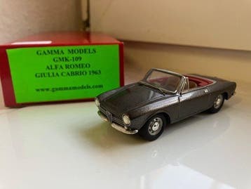 Gamma Models 1:43 - Modelauto - Alfa Romeo Giulia Cabrio, Nieuw