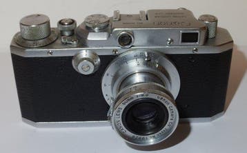 Canon S-II - rare Leica copy - 1947 - Canon 3.5/50mm - NO, Audio, Tv en Foto, Fotocamera's Analoog, Nieuw