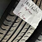 2 x Hankook Optimo 185-60-14 Zomerbanden 6,5mm, 14 inch, Gebruikt, Band(en), Personenwagen