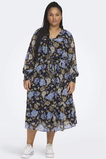 ONLY jurk CARMILRA voile print Maat:, Kleding | Dames, Jurken, Verzenden, Nieuw, Overige kleuren