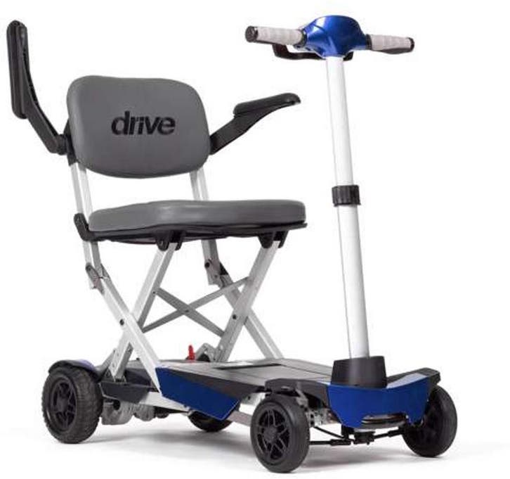 Opvouwbare scootmobiel Manual Fold | 5 seconden opgevouwen, Diversen, Brommobielen en Scootmobielen, 15 km of minder, 10 km/u of minder