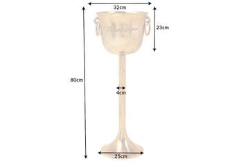 Decoratieve champagnekoeler CHAMPAGNE 80cm antiek goud, Ophalen of Verzenden, Nieuw