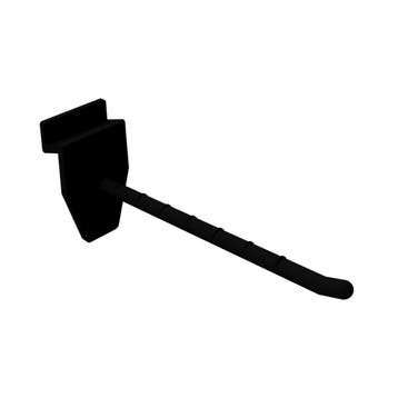 Lamellenwand Blisterhaak - 10 cm - Enkel - Zwart - Kunst...