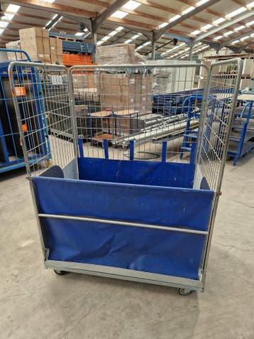 Rolcontainer 3-heks 118x80xh160 met stortluik, Ophalen of Verzenden, Overige typen, Emtrade NL