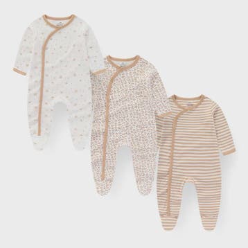 3-Pack Baby Rompers Unisex Katoen - Zacht & Comfortabel voor, Verzenden, Nieuw