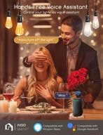 E27 LED lamp - Dimbaar - Filament lamp - 6W - 4 stuks - Aigo, Verzenden, Zo goed als nieuw