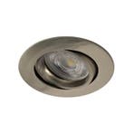 Inbouwspot Costa | Kantelbaar | Rond | RVS look, Verzenden, Nieuw