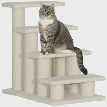 4-Taps Huisdier Trappetje - Comfortabele Klimhulp voor Katte, Verzenden, Nieuw