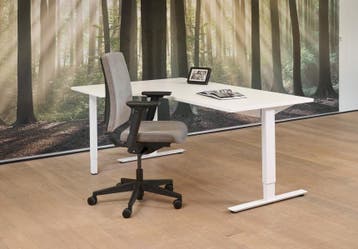 Ties Wingbureau - Gratis geleverd en gemonteerd, Huis en Inrichting, Bureaus, Ophalen of Verzenden, In hoogte verstelbaar, Nieuw