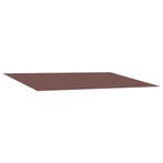 vidaXL Vervangingsdoek voor zonnescherm Bruin 500 × 300 cm, Tuin en Terras, Verzenden, Nieuw